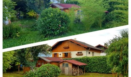 Remise en état de jardin vers Chambéry